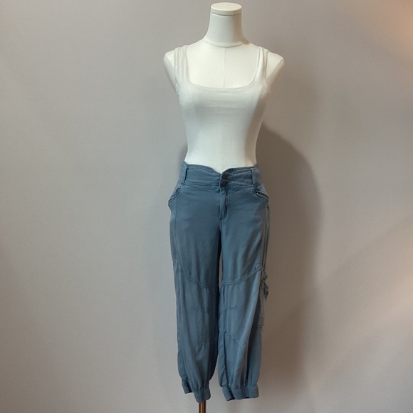 SALE!!! 🏷️ Free People Gauze Utility Trouser Slate - M - Picture 7 of 7